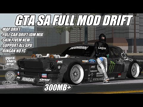 GTA SA FULL MOD JDM MIX DRIFT 300MB NEW ‼️ GTA SA DRIFT LITE VERSION