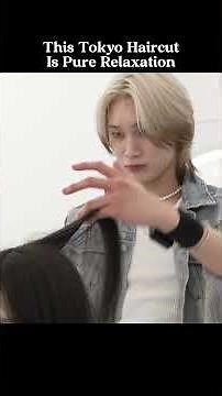 (ASMR) Beautiful Japanese Lady Gets Professional Haircut from Top Stylist in Tokyo, Japan