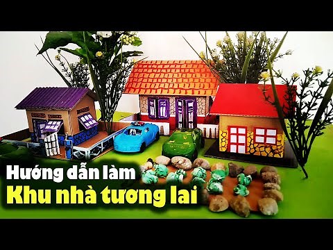 Hướng dẫn làm Khu nhà Tương lai | Làm mô hình nhà tương lai | Mĩ thuật 6 - CTST | ART Hạnh Phúc