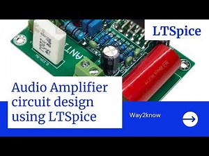 Audio Amplifier circuit simulation using LTSpice