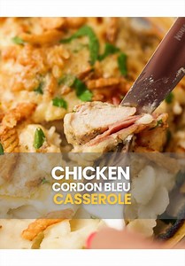 Easy Chicken Cordon Bleu Casserole Recipe (Deconstructed)