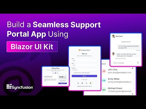 Build a Customer Support Portal 5X Faster with Blazor UI Kit