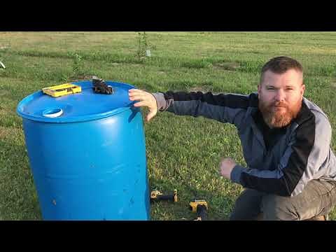 How To Make An Automatic Chicken Waterer Using a 55 gallon Drum