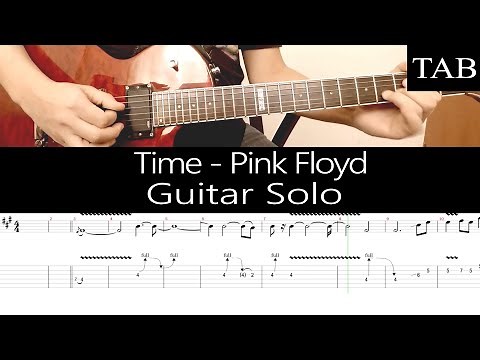 TIME - Pink Floyd - GUITAR SOLO + TAB