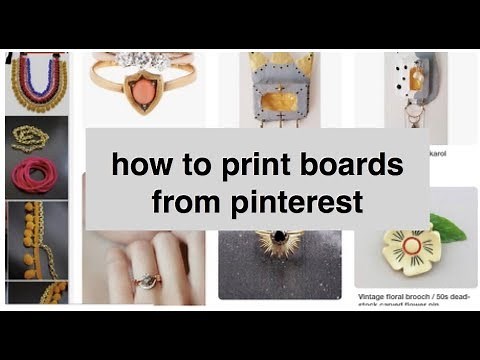 how to print pinterest boards.