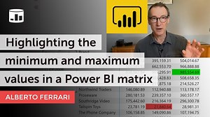 Highlighting the minimum and maximum values in a Power BI matrix - SQLBI