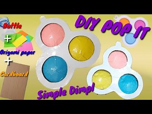 DIY Simple Dimple || How to Make Simple Dimple || Homemade Simple Dimple || Fidget Toys Tiktok