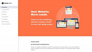 Free Website Design Proposal Templates - Better Proposals