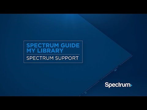 Spectrum Guide – My Library