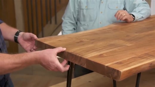 From a raw slab to a showstopping centerpiece, learn how to transform a wood slab into a one-of-a-kind table that brings serious character to any space! | This Old House