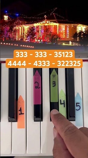 Learn Jingle Bells in Seconds! 🎅 Easy Piano Tutorial