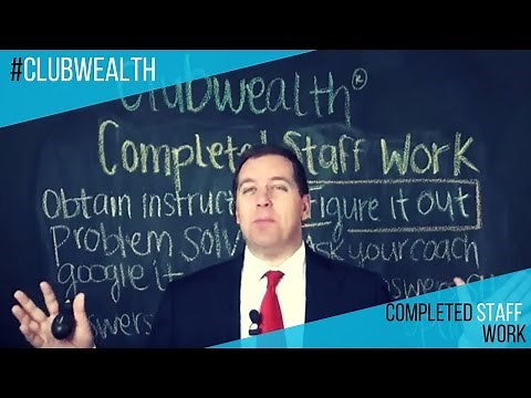 Completed Staff Work