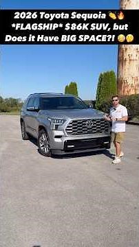 Does the 2026 Toyota Sequoia Have the Space Your Family Needs in an SUV?? Let's Find Out!