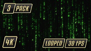 Matrix Code Loop 4K