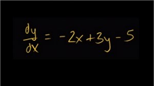 Équation différentielle dont la solution est une fonction linéaire