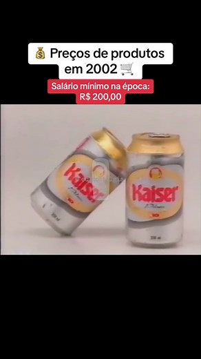 🛒💰 Os preços no supermercado em 2002! 💰🛒 #supermercado #economia #...