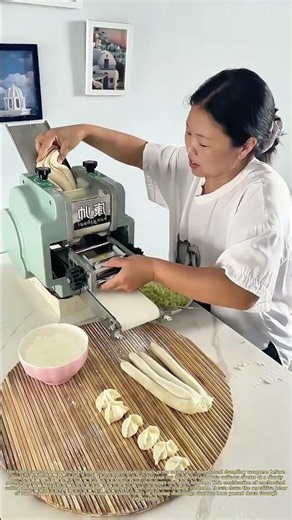 Rolling Dough: How An Automated Press Makes Wrappers For Hand-Folded Dumplings