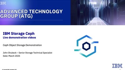 Ceph Object Storage Demo