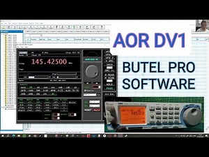 AOR DV1 SCANNER - DSTAR , DMR , FUSION HF - BUTEL PRO SOFTWARE
