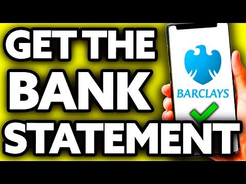 How To Get Bank Statement Online Barclays (Very Easy!)