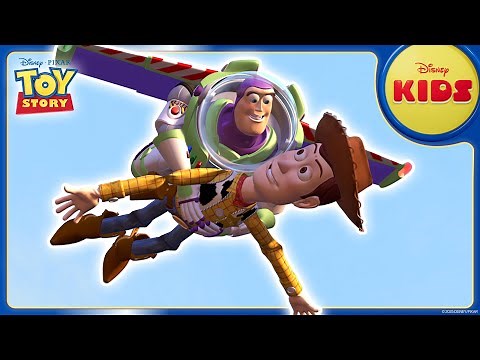 Buzz and Woody’s Friendship 👨‍🚀🤠 | Pixar's Toy Story | ‪@disneykids‬