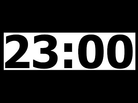 23 Minute Countdown Timer with Alarm