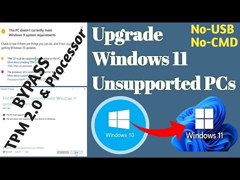 How to install Windows 11 on Unsupported PC | Bypass this pc doesn't meet windows 11 requirements