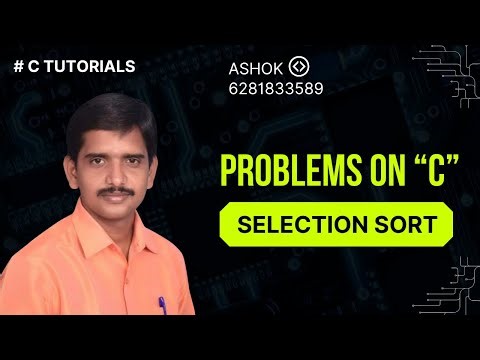 Selection Sort in C | Step-by-Step Explanation for Beginners