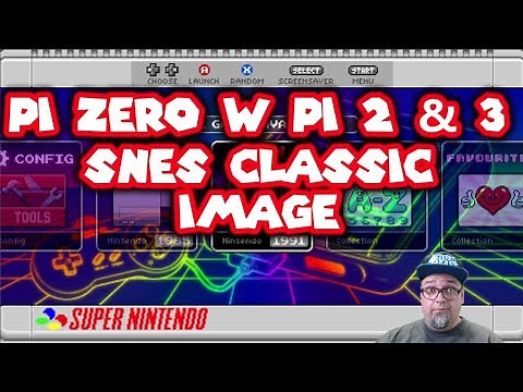 SNES Classic Pi Zero W Pi 2 Pi 3 Image Emulationstation Gaming!