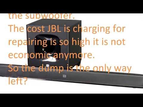 Fixing the JBL soundbar with "no sound" issue