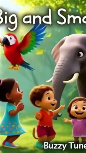 Joyful Cartoon Animals Dancing Happily on Green Grass