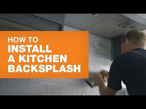 How to Install Backsplash Tiles