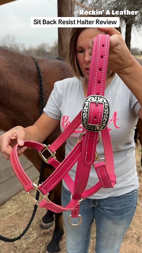 🐴 Sit Back Resist Halter Overview - This video 📹 explains how these halters work, how to put them on and why they are different than a traditional halter. 🐎💡 There are 6️⃣ ready to rock on the web 🌐 site and I am happy to setup PayPal/Venmo 🧾 for the 🔟 I will be completing next week. #leatherwork #leatherhalter #sitbackhalter #barrelracer #equinesafety #