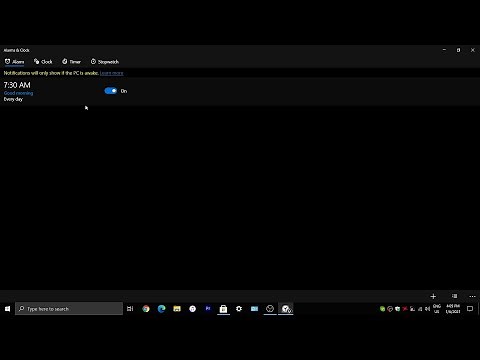 How to Set (Regular and Wake-Up) Alarms in Windows 10