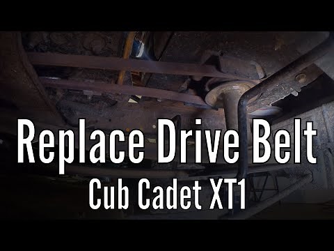 Replace Drive Belt Cub Cadet XT1