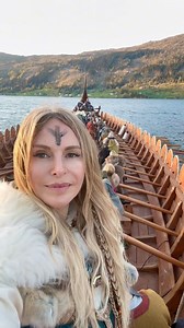 Riding the largest Viking ship ever discovered Sagastad Norway. #viking #vikings #shieldmaiden #Valkyrie #norway #scandinaviandesign | Anneka Svenska