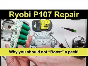 Ryobi P107 Battery Repair