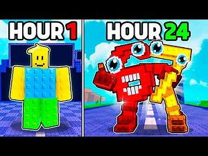 I Spent 24 Hours In Plants vs Brainrots!