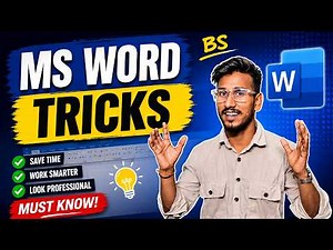 Top 9 Microsoft Word Tips & Tricks | MS Word Tricks | MS Word Tips