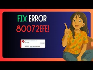 How To FIX "Windows Update Error 80072efe" - GUIDE