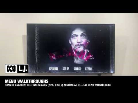Sons of Anarchy: The Final Season (2015, Disc 2) Australian Blu-Ray Menu Walkthrough