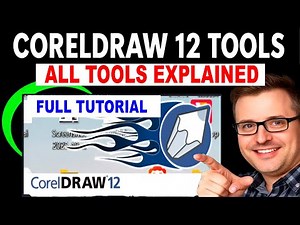 CorelDRAW 12 All Tools Explained | Complete Step-by-Step Tutorial