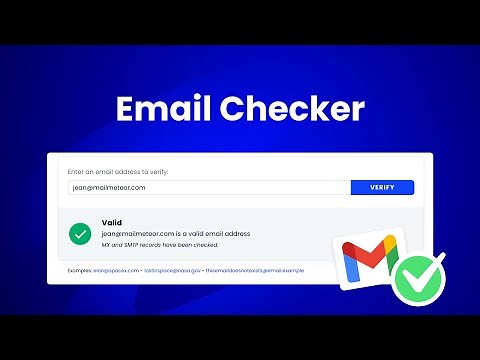 Email Checker: Verify Email Address Online