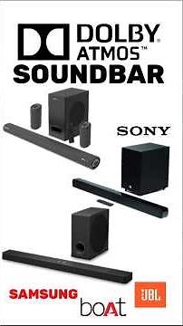 5 Best Dolby Atmos Soundbars 2025 | Sony vs JBL vs Samsung