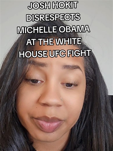 Josh Hokit disrespected Michelle Obama at the White House UFC fight. #obama #ufc #PoliticsTok #uspolitics #fyp