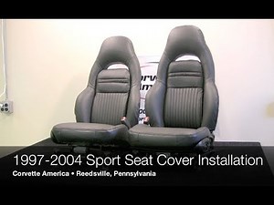1997-2004 Corvette Seat Cover Installation