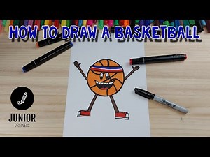Drawing for kids - How to a Basketball