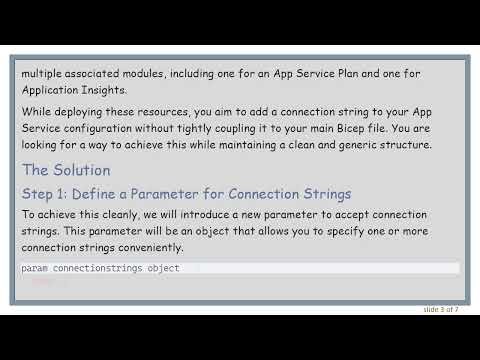 Painlessly Manage Your Azure App Service Connection Strings with Bicep