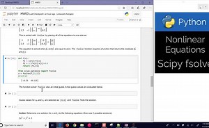 Python ?üêç Solve Nonlinear Equations with fsolve