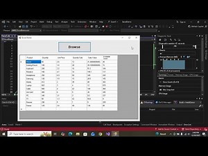 How to Open and Load Excel File into DataGridView in VB.NET (Visual Studio 2022)